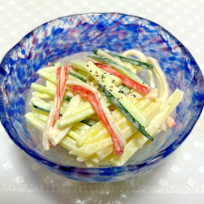 新じゃがときゅうりのシャキシャキサラダ